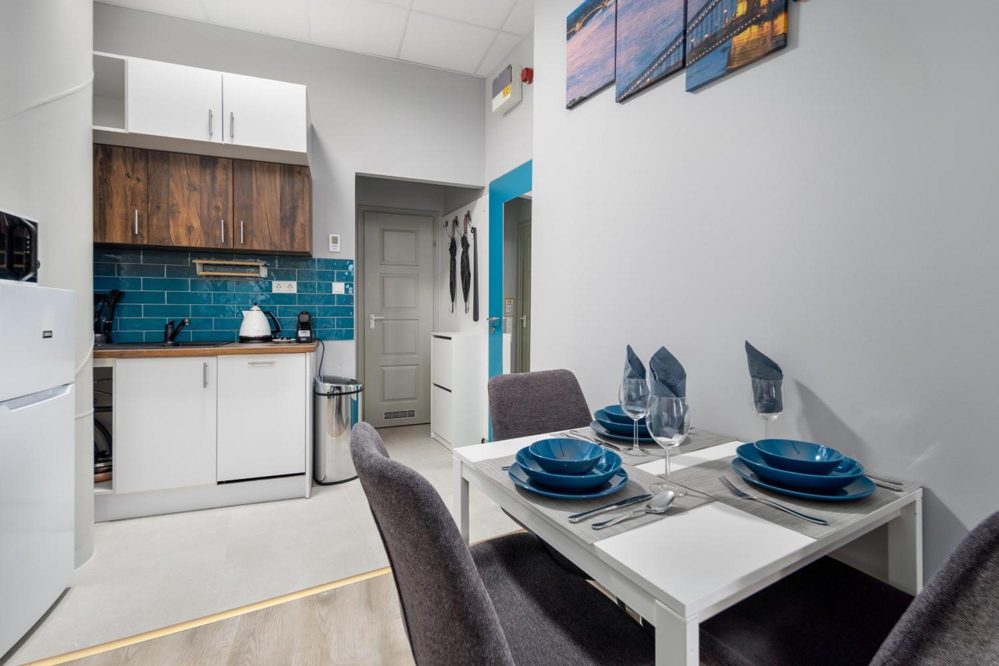 Downtown Apartment House Blue Budapeşte Dış mekan fotoğraf